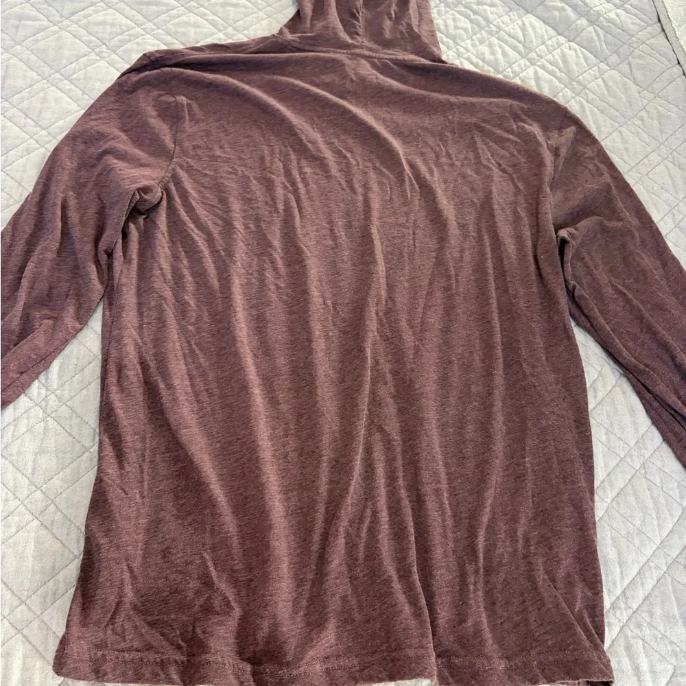 J. Crew Men's Purple Hoodie Sweater